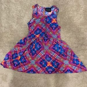 MinkPink Mini Dress with Ladder Cutouts